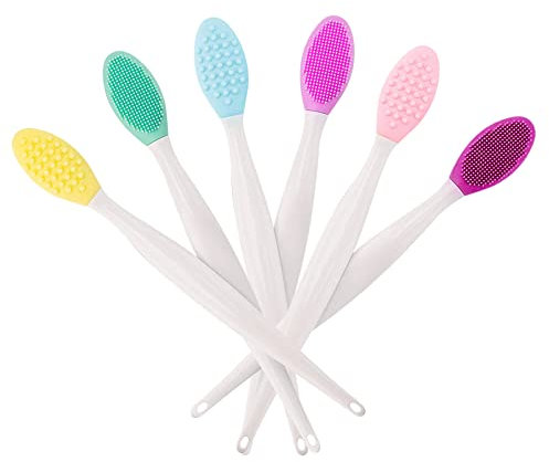 Brosse à lèvres double face en silicone - Brosse à lèvres douce - Outil de beauté