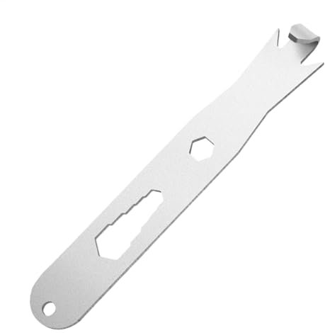 Alambre de valla Twister para clips en T, herramienta de tensión de alambre de cerca, tensor de cable de fijación, herramienta de valla de alambre multifuncional con agujeros hexagonales para vigas de