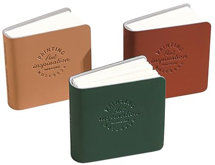 Générique Mini fickskissbok - papper 5 x 5 cm | kompakt ritblock 48 sidor 300 G/m² | Anteckningsbok för konstnärer studenter reseförfattare resor studier och daglig användning