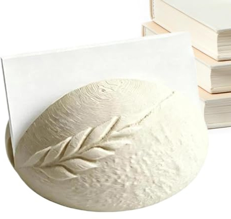 Supporto per biglietti da visita, supporto a forma di pane, strumento di archiviazione a contatto con stile intelligente, da ufficio per esposizione quotidiana, compagno di carte, decorazione da