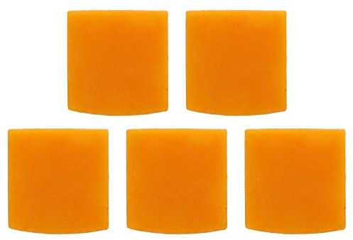 OVAQUIXI 5 Blocchi di Cera D'api per Lucidare le Superfici in Pelle di Mobili, Cera Naturale Finemente Purificata con Conservazione a 15-25°C per Cerare la Realizzazione di Candele