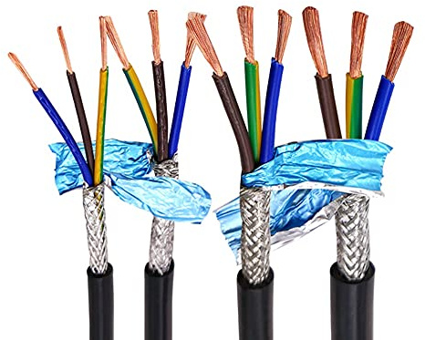 Davitu Wires & Cables - Multi-core shielded cable RVVP18AWG 0.75mm2 3 4 5 6 8 10 12 14 16 20 24 core anti-interference control signal wire - (Length: 18AWG 0.75mm, Specification: 6 cores 5 meters)