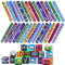 HEAWAA 30pcs Pulseras de Bofetadas para Niños, Banda de Pulsera de Juguete Slap Pulsera Regalo de Fiesta de Cumpleaños para Niños Niñas Fiestas de Cumpleaños Halloween