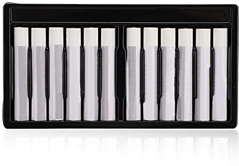 Lwuey Weißölpastell Set, 12 Teiliges Pastellkreide Weiß Set Ölpastell Professionelles Zeichnen Weißölstifte Pastell Kunstbedarf Tragbares Ölgemälde Werkzeug Maler Zubehör für Hobbymaler