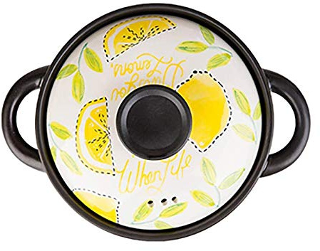 Heavy Duty Heat Proof Ceramic Pot Claypot Rice Ceramic Soup Pot Casserole Dish Household Gas Safe Small Stew Pot Braising Pan (Size : 2.5L) (3.5L)