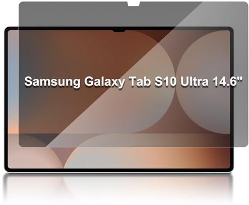 MiKoyi Pellicola protettiva privacy per Samsung Galaxy Tab S10 Ultra 2024 / S9 Ultra 14.6 pollici 2023 / Tab S8 Ultra 2022, pellicola protettiva in vetro temperato per tablet Galaxy Tab S10 Ultra / S9
