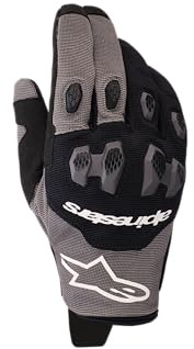 Alpinestars Pro-Dura Motocross Handschuhe, schwarz/grau, XL