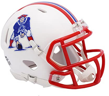 Riddell Mini Football Helm - NFL Speed New England Patriots