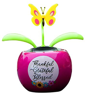 Solar Powered Dancing Flower, Solar Nodder Solar Figure Nodder Flower Solar Dancing Toy Car Interior Dashboard Ornament For Car Dashboard Decoration Kids Toy