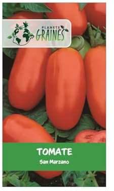 graines de tomate san marzano (Tomate Italienne) - Idéale Sauces, Coulis et Séchage - Faible acidité 0,300 grammes soit environ 100 graines