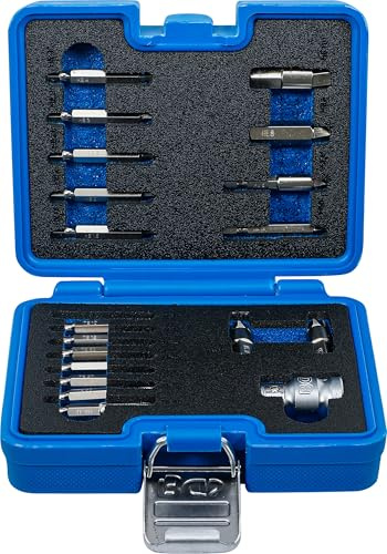 BGS 9173-1 | Juego de extractores de tornillos | para hexágono interior 1,5-10 mm/perfil T (para Torx) | T10 - T55 | 19 piezas