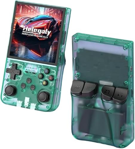 K36MAX Console di gioco portatile retrò, schermo IPS da 4,0 pollici, sistema Linux con scheda TF da 64 GB, console di gioco retrò con oltre 18000 giochi integrati, videogiochi portatili portatili per