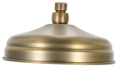 Operitacx Cabezal De Ducha De Lluvia Retro Cobre Suministros De Ducha Para Baño Tipo Lluvia Salida Cascada Antióbstrucción