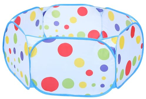 Healifty Clôture Pliable pour Petits Animaux 1 Pièce, Cage de Sécurité Intérieure pour Lapins, Hamsters et Hérissons, Enclos Bleu Adapté pour Cobayes et Rongeurs, Parc d'exercice Pratique