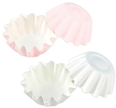 RUILILANG 50pcs Wax Melt- Liners, Reusable Cupcake Liners Wax Leakproof Candle Warmer Liners or Scented Wax- Electric Wax- Warmers,Plug in and Candle Warmer