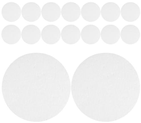 SEWOART 30 Unidades Cilindros de Espuma de Color Blanco de 75 Mm, para Manualidades, Discos Redondos de Poliestireno para Proyectos de Bricolaje, Modelado, Decoración y Suministros