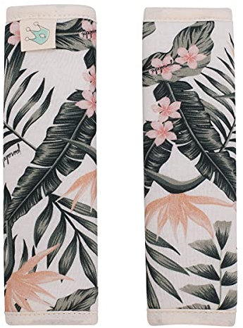 JYOKO KIDS Gurtpolster Universal für Babyschale, Buggy, Autositz (African Sunset, 17 x 18)