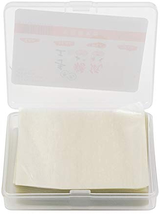 Papel de Arroz Comestible, 500 Piezas de Papel de Oblea Comestible, Hoja de Envoltura Cuadrada para Pastel de Caramelo de Turrón, 3x3,5 Pulgadas
