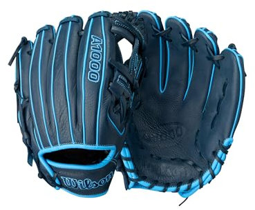 WILSON Unisex – Erwachsene 2024 A1000 Infield Baseball Gloves Handschuh, Marineblau/kühles Blau, 11.5