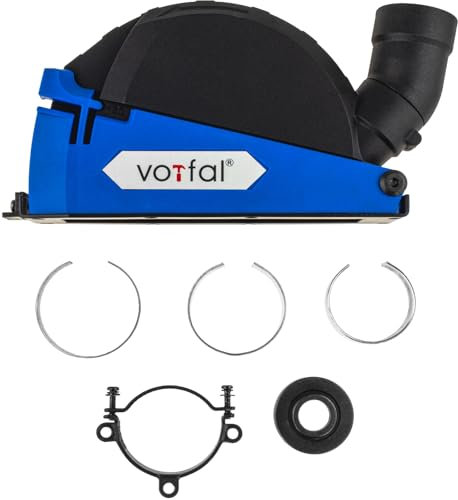 Absaughaube 125 mm für Winkelschleifer | Trennscheibe Staubabsaugung | Schnitttiefe 7-34 mm