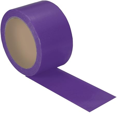 PATIKIL Gaffers Tape 5cm x 50 Metri, Nastro Adesivo Impermeabile Senza Residui Non Riflettente Facile da Strappare per Fotografia Interno Esterno Cavo Elettrico Uso Industriale, Viola