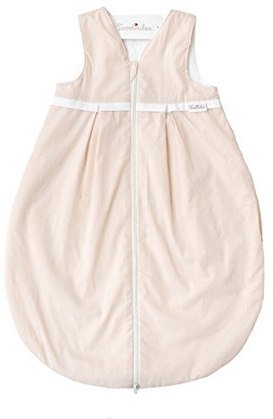 Tavolinchen - Sacco nanna estivo in spugna BoludaStrifen con pieghe, beige., 110