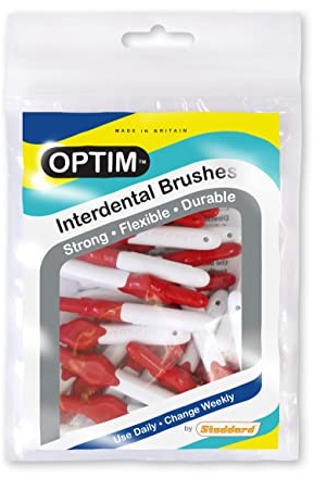 Stoddard OPTIM Interdentalbürsten 16er Packung, rot 0,5mm Größe 2