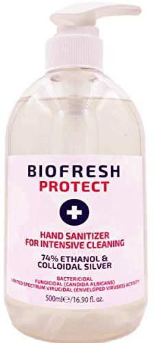 500ml Hand Sanítíser Cleansing Gel 74% Alc, Kills 99% Germs Instantly, Pump Hand Wash Gel - UK Stock (1x 500ml)