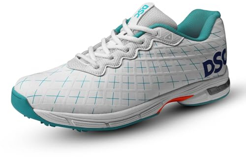 DSC Chaussures de Cricket pour Homme et garçon - Cyan - Pointure 40