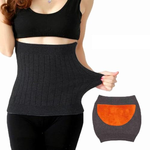 Luxylei Calentador De Vientre Y Cálido, Calentador De Cintura De Cachemira, Faja para Riñones, Soporte Elástico para Protector De Estómago, Banda Ortopédica para Espalda