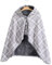UNbit Rollstuhldecke Winter, Mehrzweck-Shawl Vielseitiger Freizeitdeckenmantel, Winter Rollstuhl Decke für Erwachsene Kniedecke, Warme ältere Rollstuhl Pflege Schal