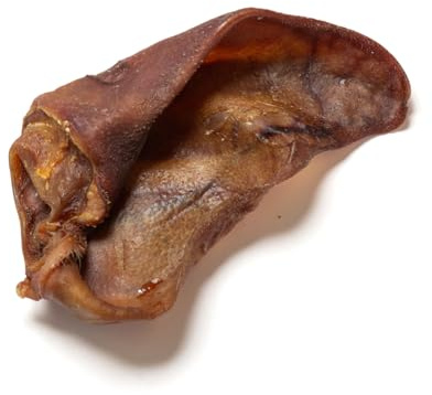 Natural Treats Small Pig Ears for Dogs (1kg) 100% Natural Dehydrated Hypoallergenic Dental Treats- Ideal for Small Breeds