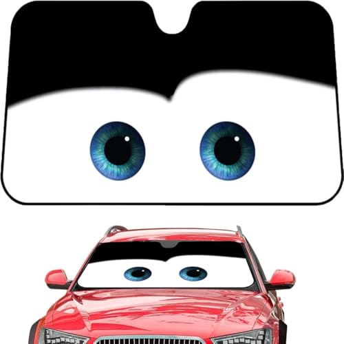 Parasole Cars Occhi, Parasole Per Auto Interno Pieghevole, Per Auto Coprisole Auto Contro I Raggi UV(B)
