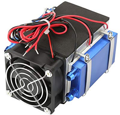 KIMISS Mini Luftkonditionering DC 12V 6 Chip Halvledare Kylmaskin Kylare Kylare Luftkylningsenhet Termoelektriskt Kylsystem (4 stift)