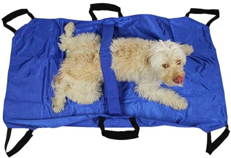 Brancard De Secours pour Animaux – 50,0 Pouces Ultra-résistant | Aide Au Transport pour Grands Chiens, Civière pour Chiots + Manipulation Facile pour Vétérinaire, Urgence, Maison