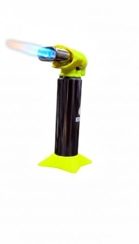 Newport Zero Tatwine Double Flame Torch Lighter – Windproof Refillable Butane Lighter with Safety Cap, Adjustable Flame, Heavy Duty Torch for Cigars, Culinary, Jewelry, Outdoor & Indoor Use