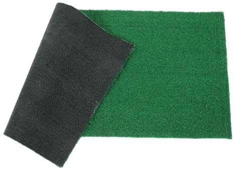 VILLCASE Realistic Green Synthetic Lawn Carpet Fake Turf Rug Lightweight Strong Plastic Floating Island Mat for Reptiles in Aquatic Terrariums and Garden