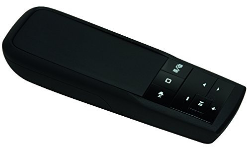 LogiLink Wireless (kabelloser) Presenter 2.4GHz mit rotem Laserpointer und Funktionstasten (Play/Stop, Lautstärke +/, Vor/Zurück, etc.), bis zu 15m, schwarz