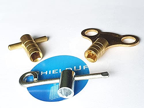 ShieldUp 3 llaves de radiador, llaves de purga de válvula Rad