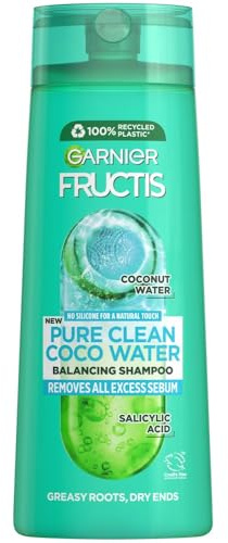 Garnier Fructis Coconut Water Pure Clean Shampoo Balancing, 400 ml