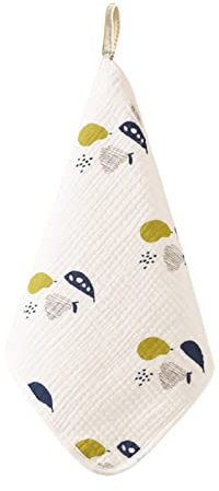 Baby-Waschlappen mit 4-lagigem für Neugeborene, weiche Baby-Waschlappen für Jungen und Mädchen, Baumwoll-Gesichtshandtücher für Neugeborene, 25,4 x 25,4 cm