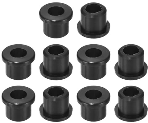 QUARKZMAN 18 Pezzi Occhielli in Gomma 12mm Foro di Perforazione, Passacavi Guarnizione 8mm ID Gommini Passacavo Scrivania Nero Siliconica per Tappo Organizzare Filo Cablaggio Casa Auto