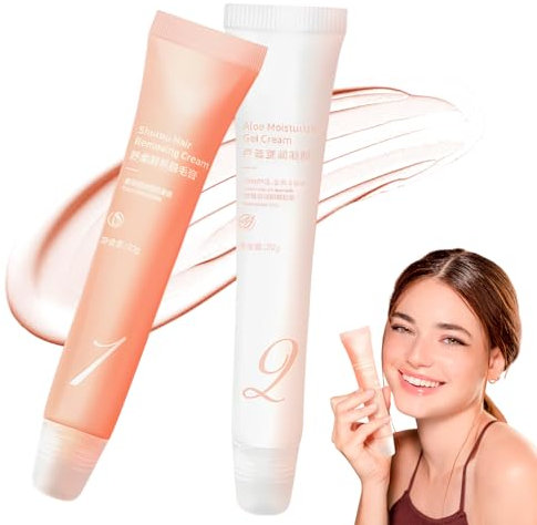 Facial Hair Removal Cream, 2025 New Fast-Acting Depilatory for Women, Moisturizing Painless Hair Removal Cream All Skin Types, Moisturizing Formula For Delicate Skin (2)