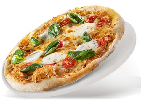 Pietra per pizza per forno e barbecue, in cordierite rotonda, resistente al calore e durevole, ideale per pizza, pane e pasticcini, per barbecue a gas, stufe elettriche e a legno, Ø 23 cm (9 pollici)