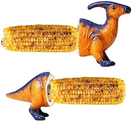 Dinosaurie Hållarna För Majskolvarna Värmebeständig design med