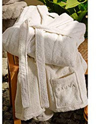 grace Sauna Bademantel xs Orange, 100% Baumwolle