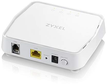 Zyxel VDSL2 DSL Bridge Modem Annex A | 17a Bonding (200Mpbs) & 35b Single Line (300Mbps) | Supervectoring, TR-069, TR-286 MELT | Fernverwaltung, OPAL Firmware [VMG4005-B50A]
