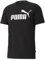 PUMA Herren Ess Logo Tee T shirt, Puma Black, 4XL EU
