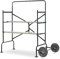 Alice's Garden - Echafaudage Roulant et Pliant sur Deux Niveaux - Mobile. 2 Roues. L140x l78 x H135cm Ouvert. Poids supporté 150 kgs