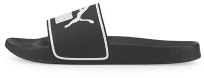 PUMA Unisex Leadcat 2.0 Slide Sandal, Black White, 47 EU